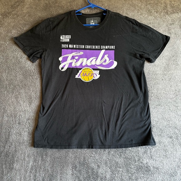 NBA MENS 2020 WESTERN CONFERENCE CHAMPIONS T-SHIRT SZ XL - Picture 2 of 7